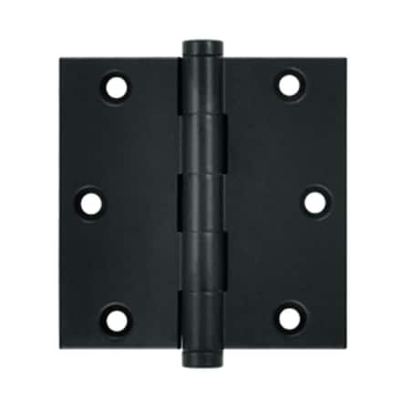 Patioplus Square Hinge, Black, Solid Brass, 2PK PA3236541